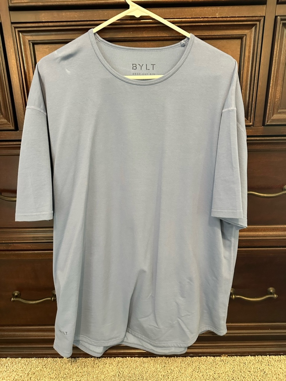 BYLT Basics Short Sleeve Crew Tee in Light Blue